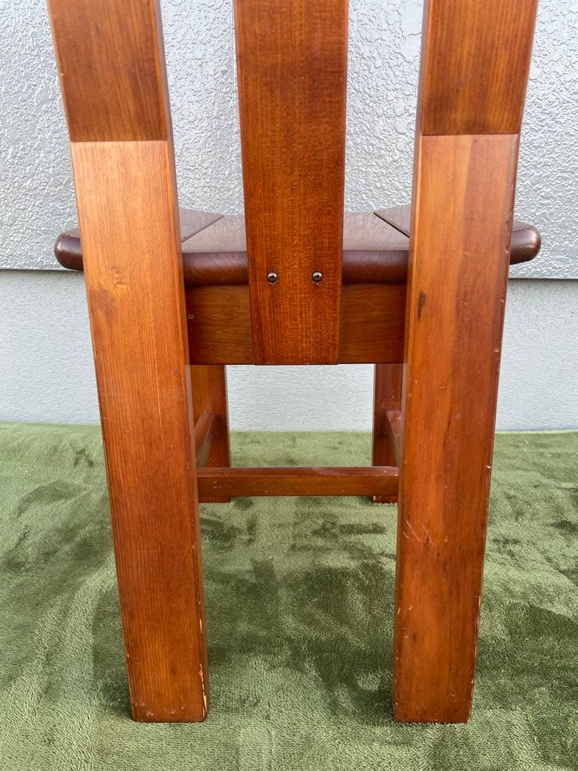 二脚セット　北欧レトロ カナディアン 木製椅子 ダイニングチェア ビンテージ