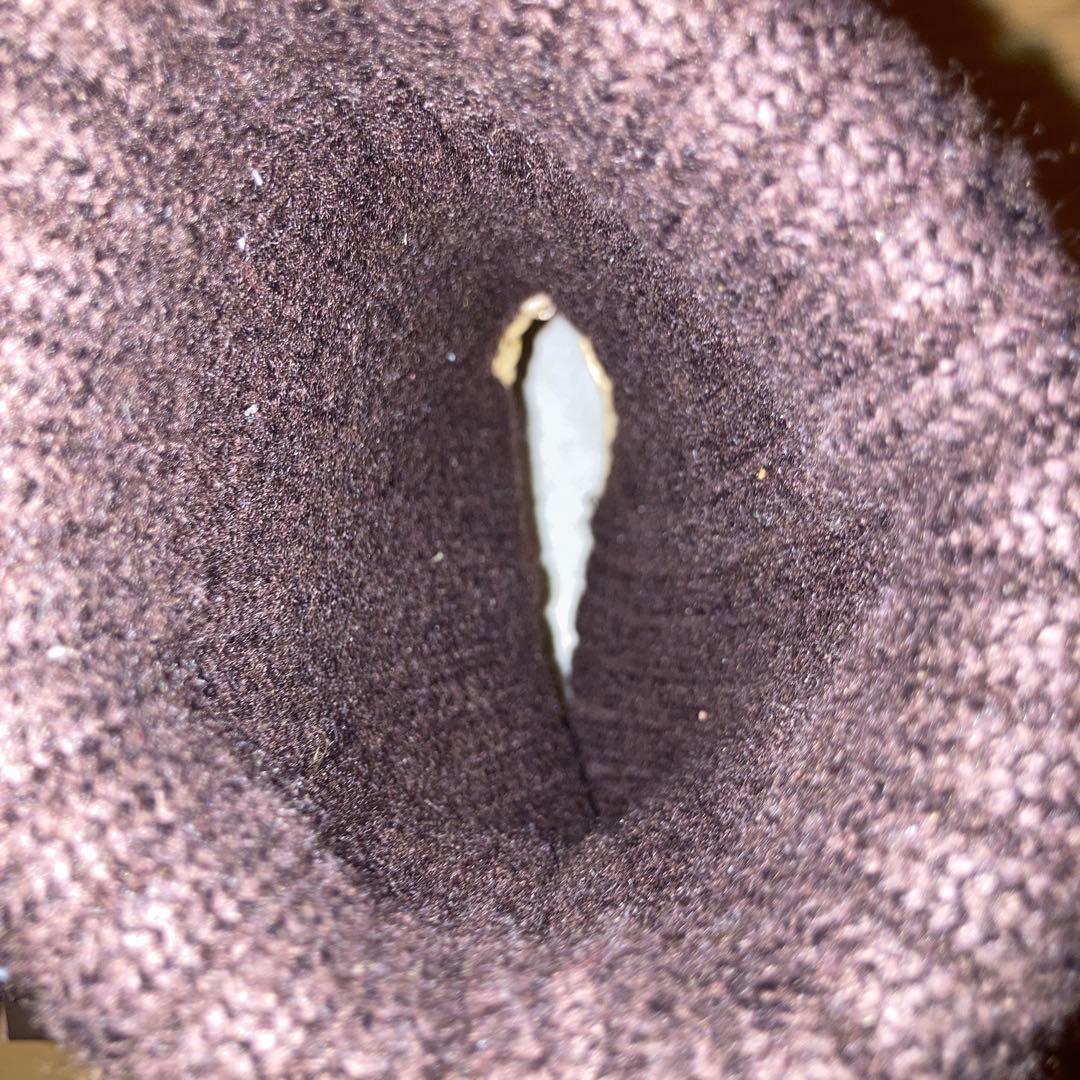 未使用エスタシオン本革ニットショートブーツ F3019♡ボーダーデザイン LL