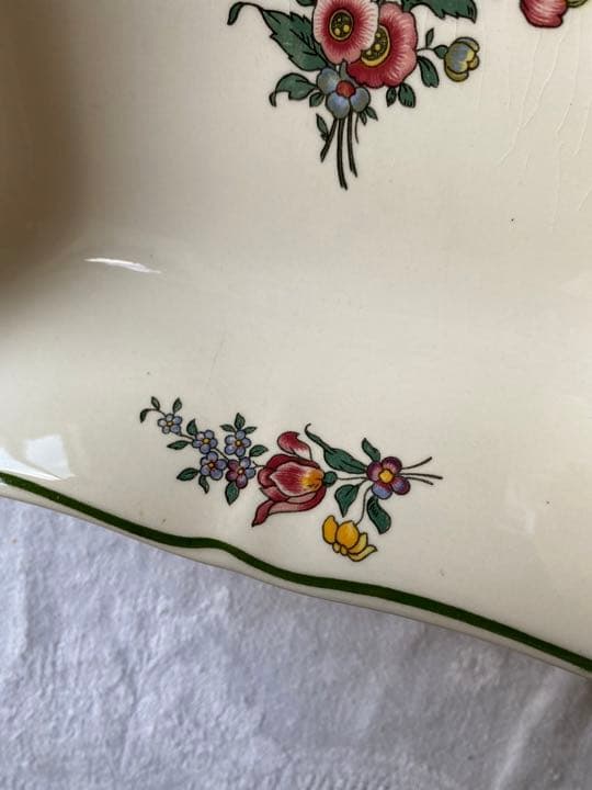 Villeroy boch ヴィンテージ　チューリップ　サラダボウル　四角