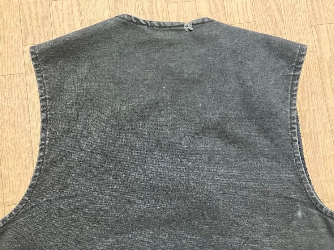 Carhartt カーハート ダックベスト 90sUSA製　ダークグレーオリーブ