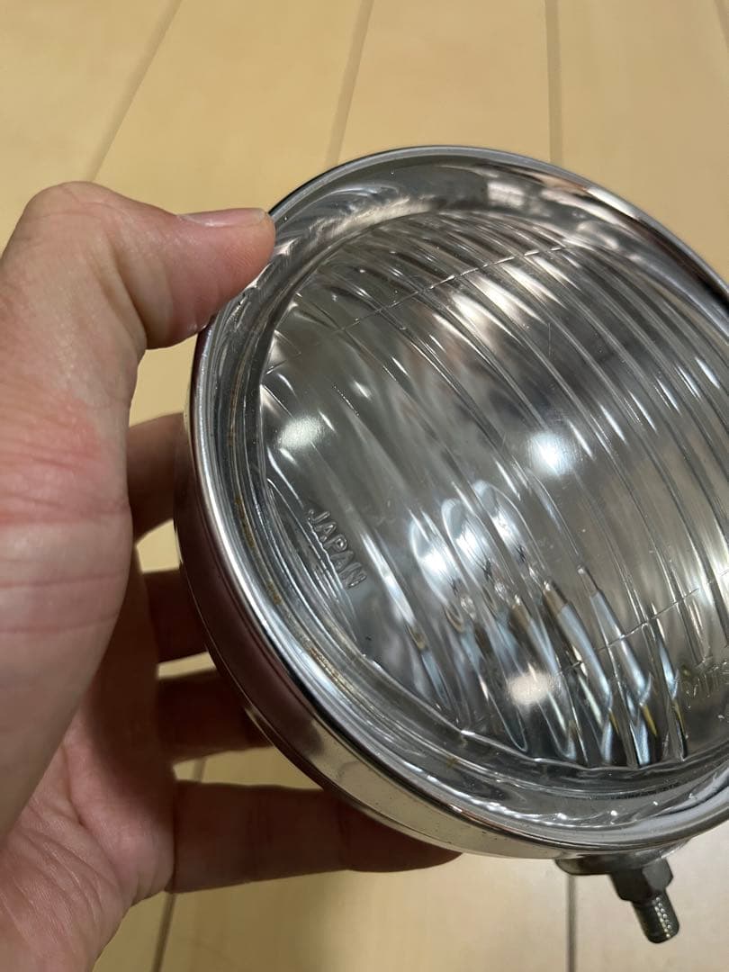 MITSUBISHI 日本製 旧車 ビンテージヘッドライト ハーレー 点灯確認済