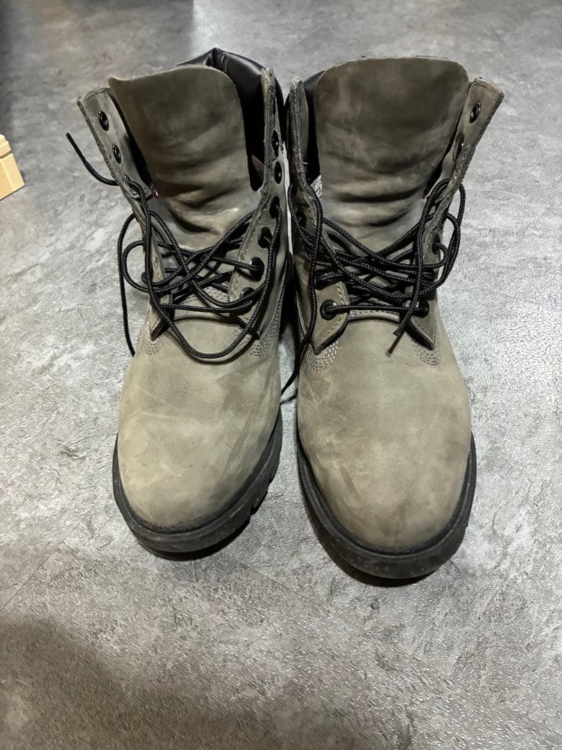 k*o様 Timberland 防水スエードハイカットブーツ グレー