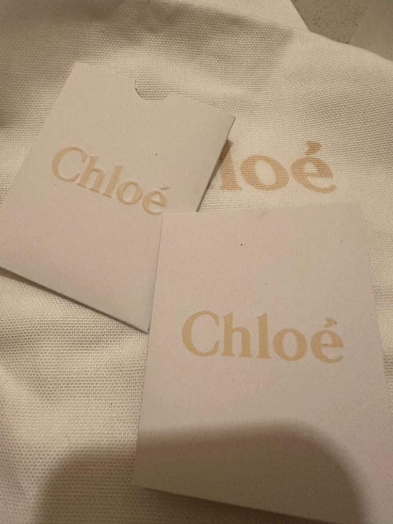 【美品】Chloé フラットサンダル アイボリー　箱付き