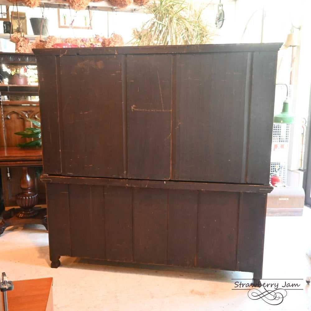 L3705-230 英国アンティーク キッチンキャビネット 食器棚 サイドボード