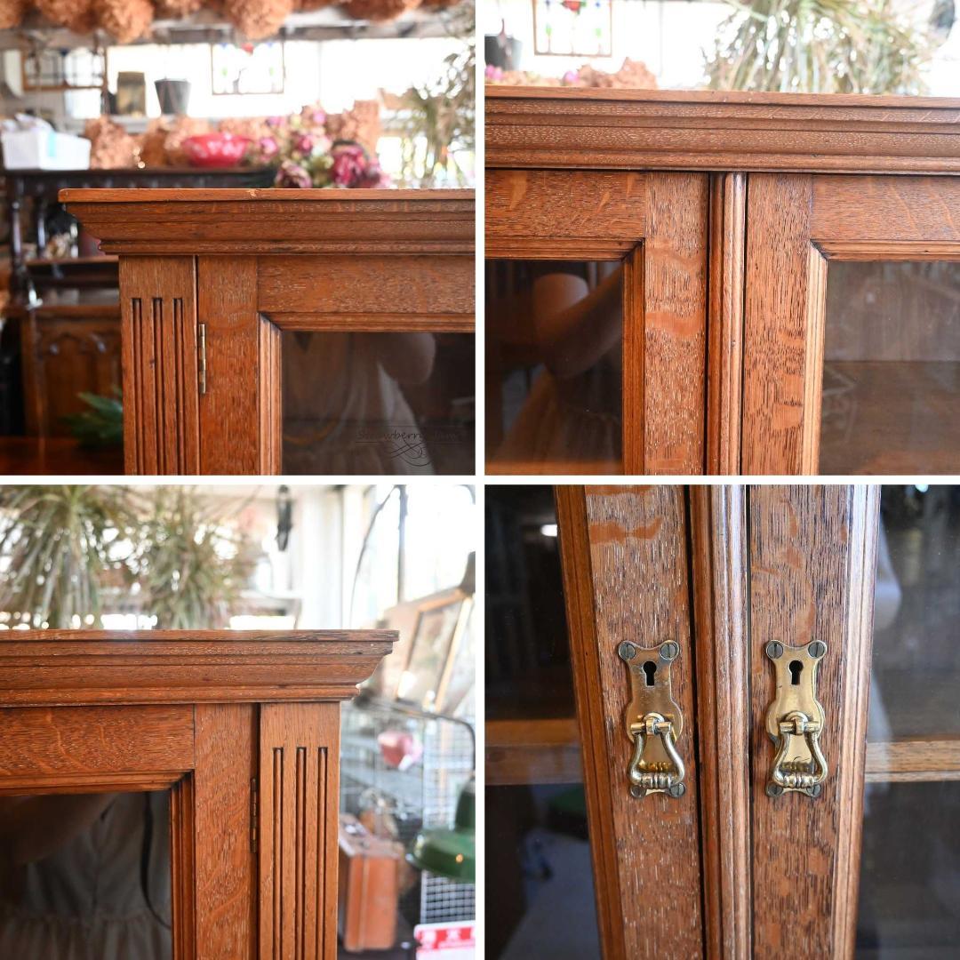 L3705-230 英国アンティーク キッチンキャビネット 食器棚 サイドボード