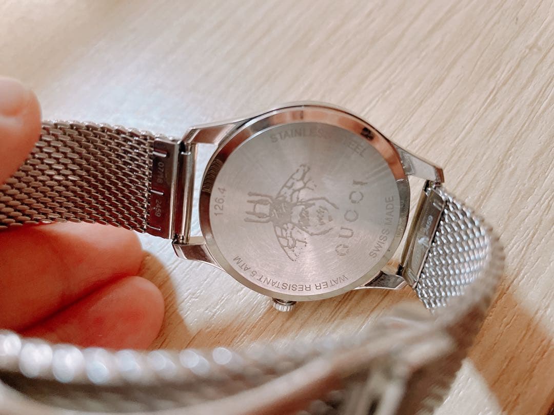 GUCCI 時計　ターコイズブルー　レディース