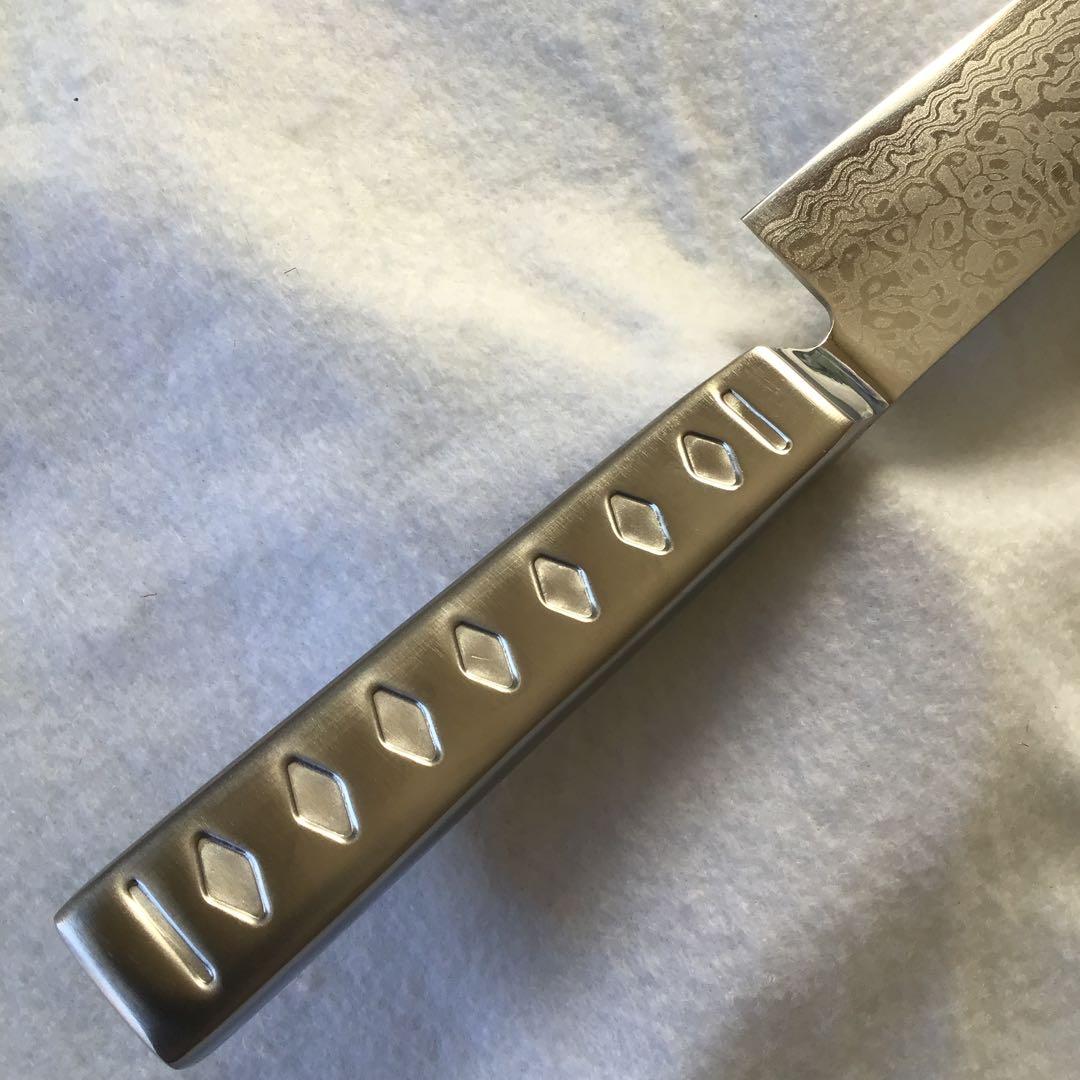 八重桜・業務用スジ引8寸・ZA18ダマスカス鋼