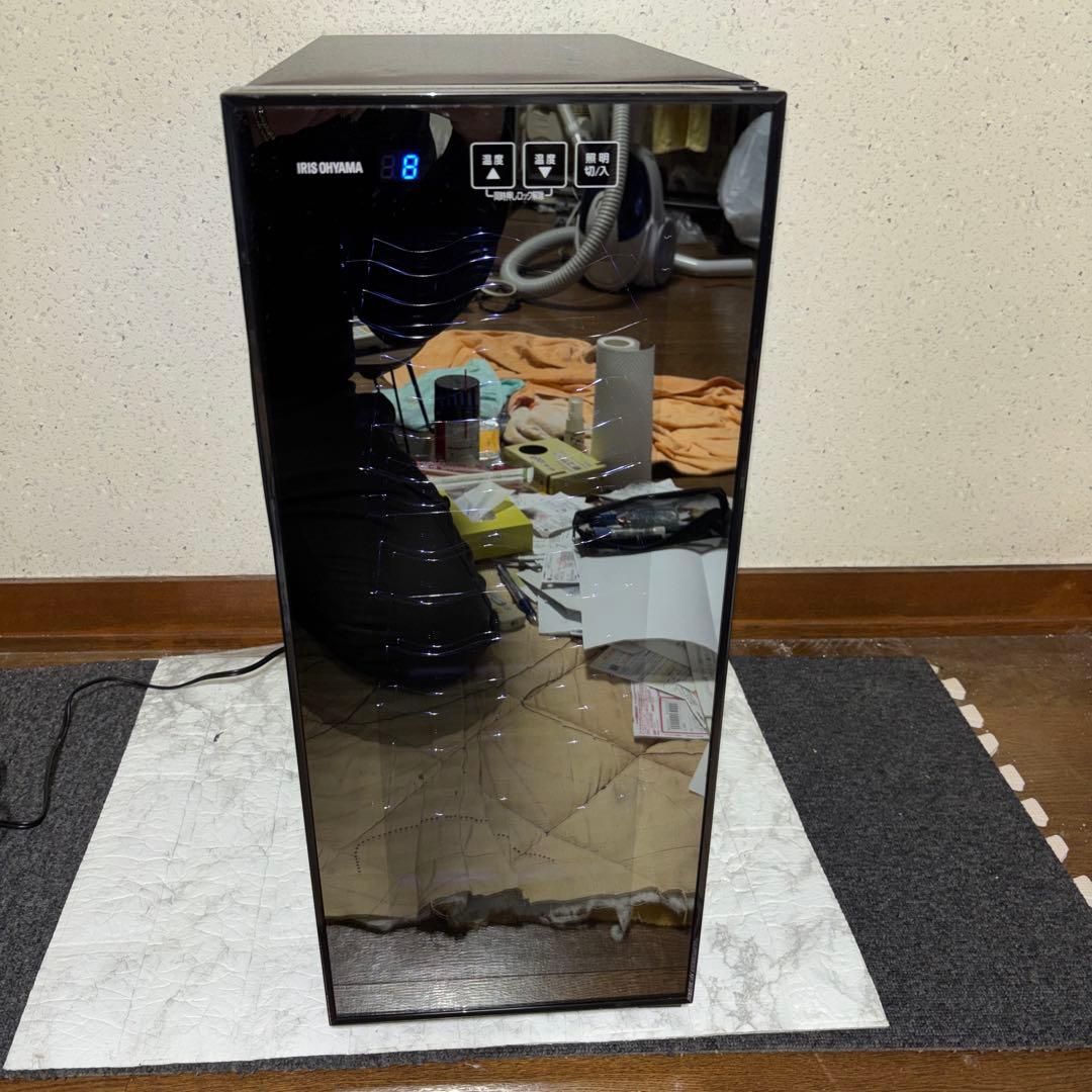 【2025年製】アイリスオーヤマ　ペルチェ式ワインセラー　PWC-331P-B