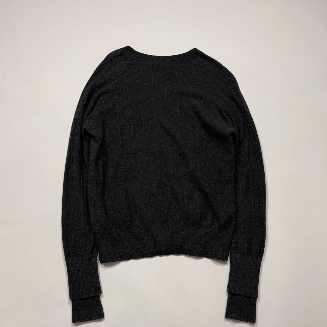トップス 2000s Alexander wang stripe grey knit