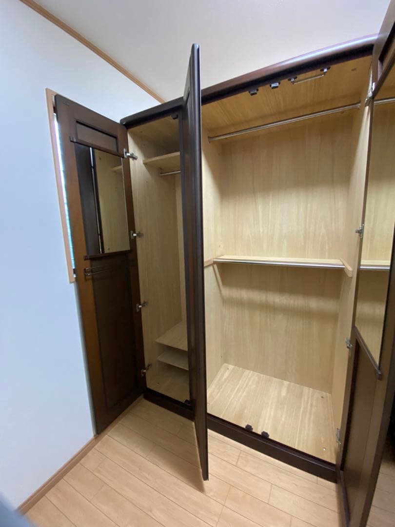 ブラウン クローゼット 婚礼家具