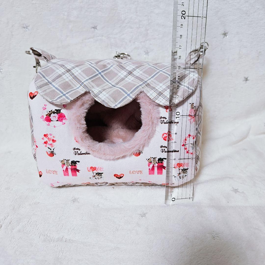 第2回⑤【バレンタインオリジナル生地】＊ころんと日和＊フクロモモンガ＊小動物