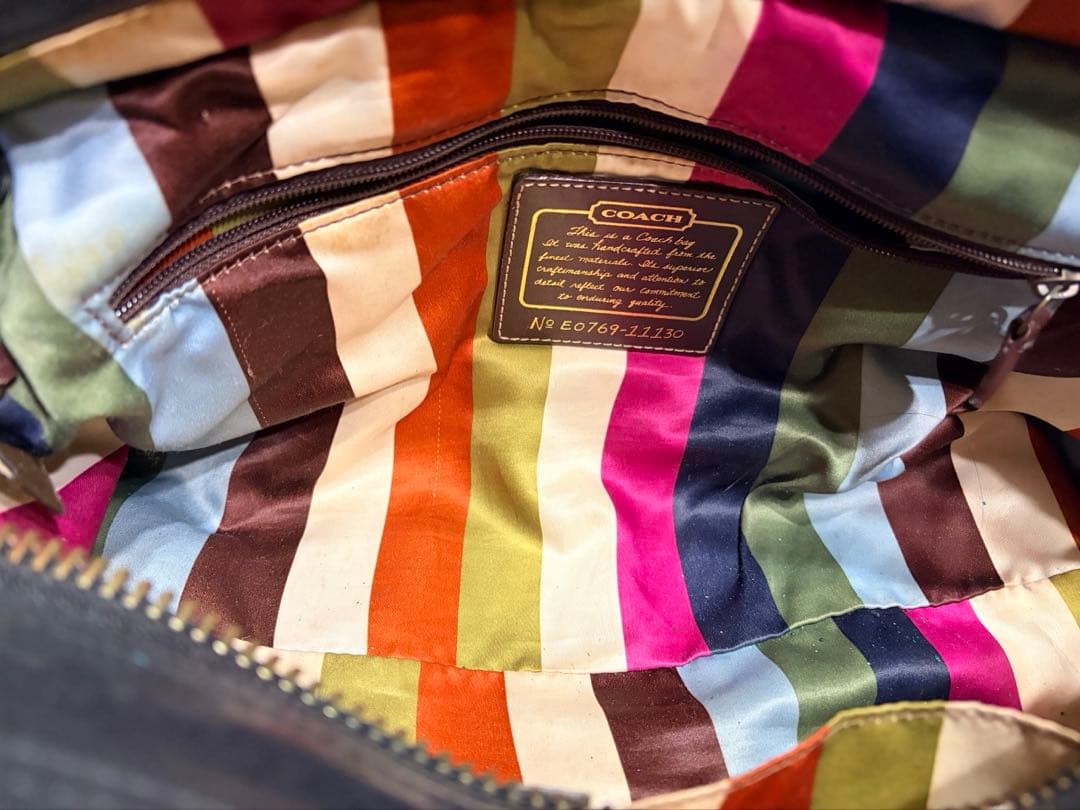 COACH SOHO 本革ショルダーバッグ