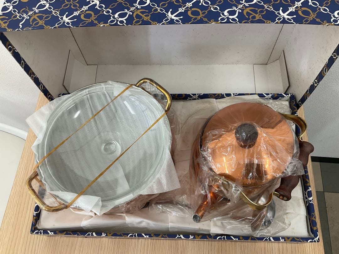 和平金属　ヨーロピアン 銅製鍋・やかんセット