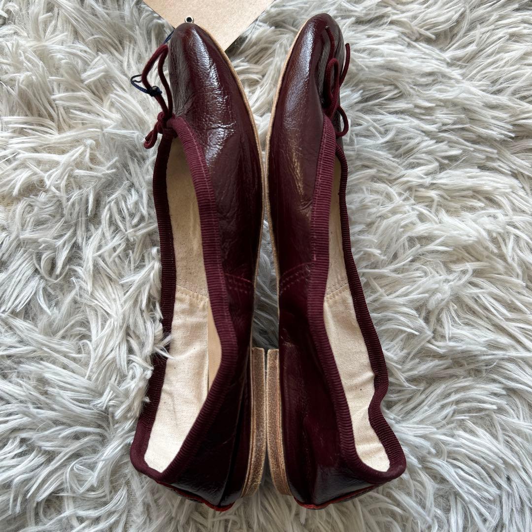 【新品】E.PORSELLI×Plage 別注バレエシューズ ワインレッド 35