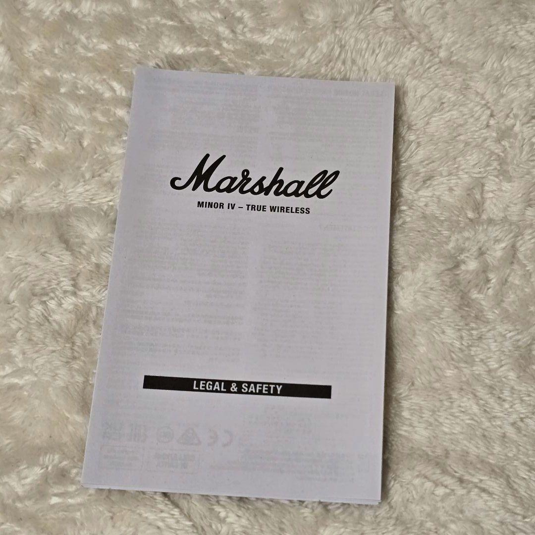 【美品】Marshall Minor Ⅳ ワイヤレスイヤフォン