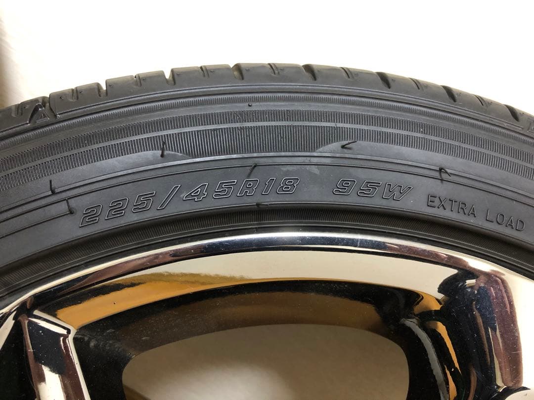 220系 クラウンRS 純正ホイール 18インチ スパッタリング