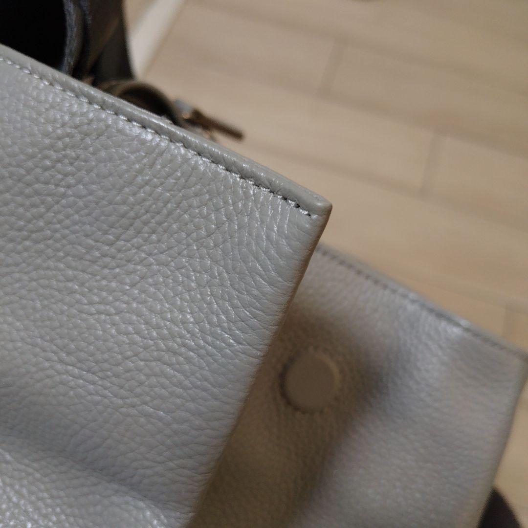 ear PAPILLONNER ワイドテープショルダーバッグ グレー