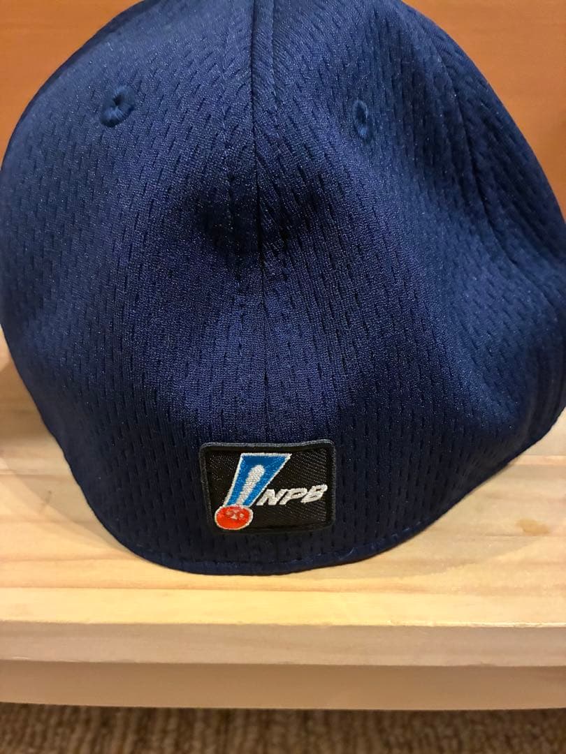 ブルーウェーブキャップNPBマーク付き