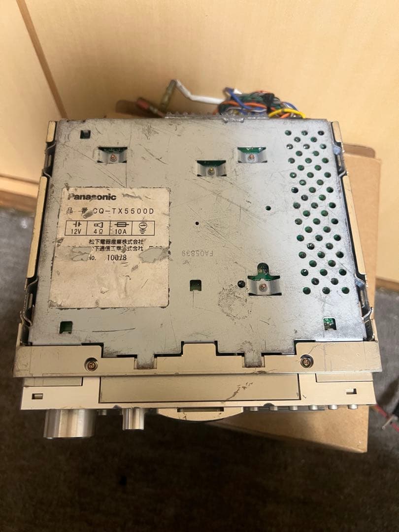 ラジオ・コンポ panasonic-CQ-TX5500D