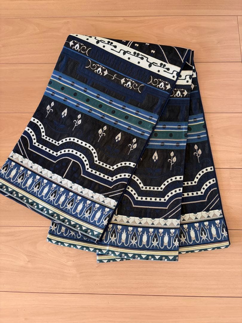 koushi様　袋帯　正絹　幾何学模様　お洒落