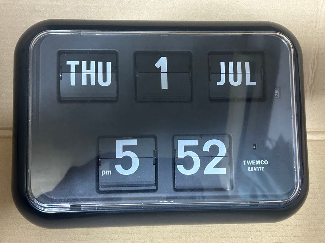 インテリア時計 TWEMCO QD-35 BLACK