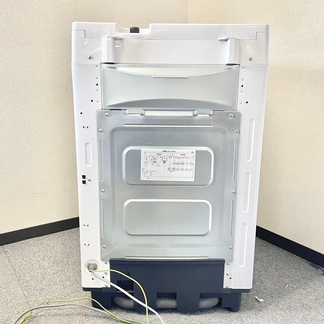 アイリスオーヤマ 全自動洗濯機 itw-70a01-w 2024年製 M