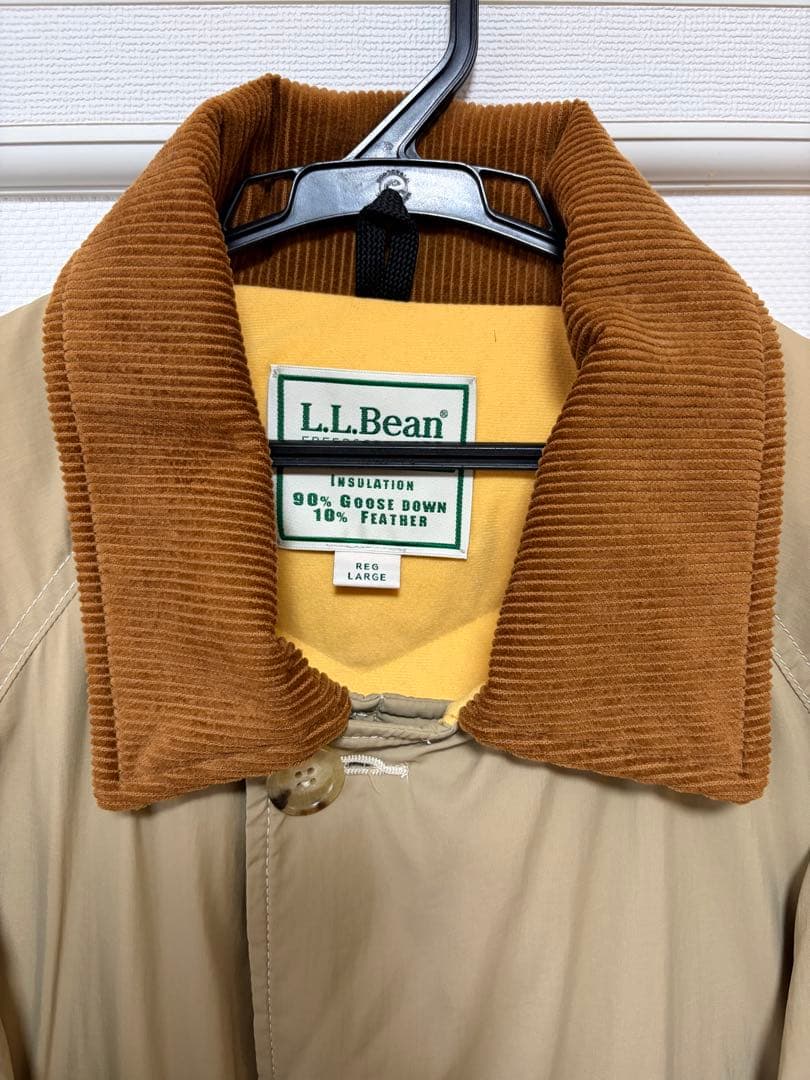 エルエルビーン　ダウンジャケット　ベージュ