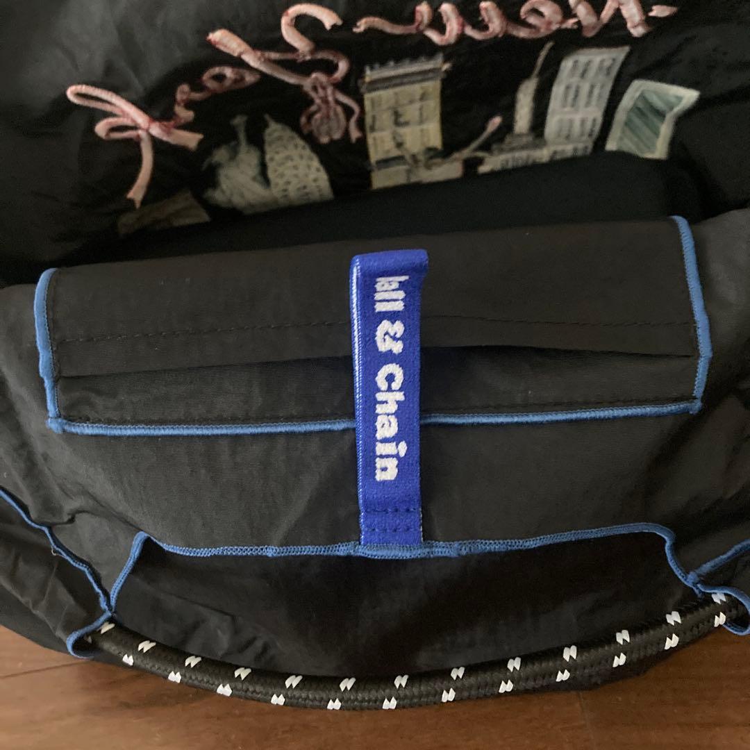 【新品・正規品】 ボール＆チェーンChacott コラボＮＹ刺繍エコバッグＬ黒