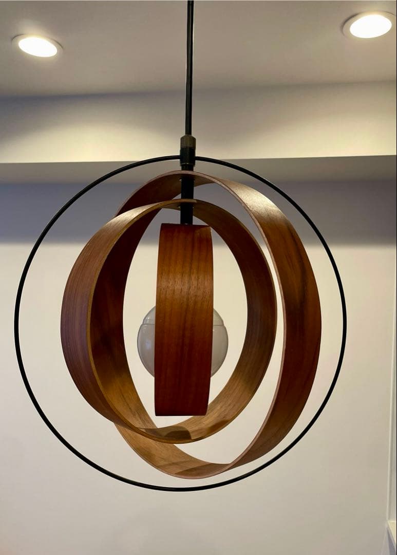 ケユカ　電球付 ペンダントライト ペーンランタ　インターフォルム ブラウン 2個