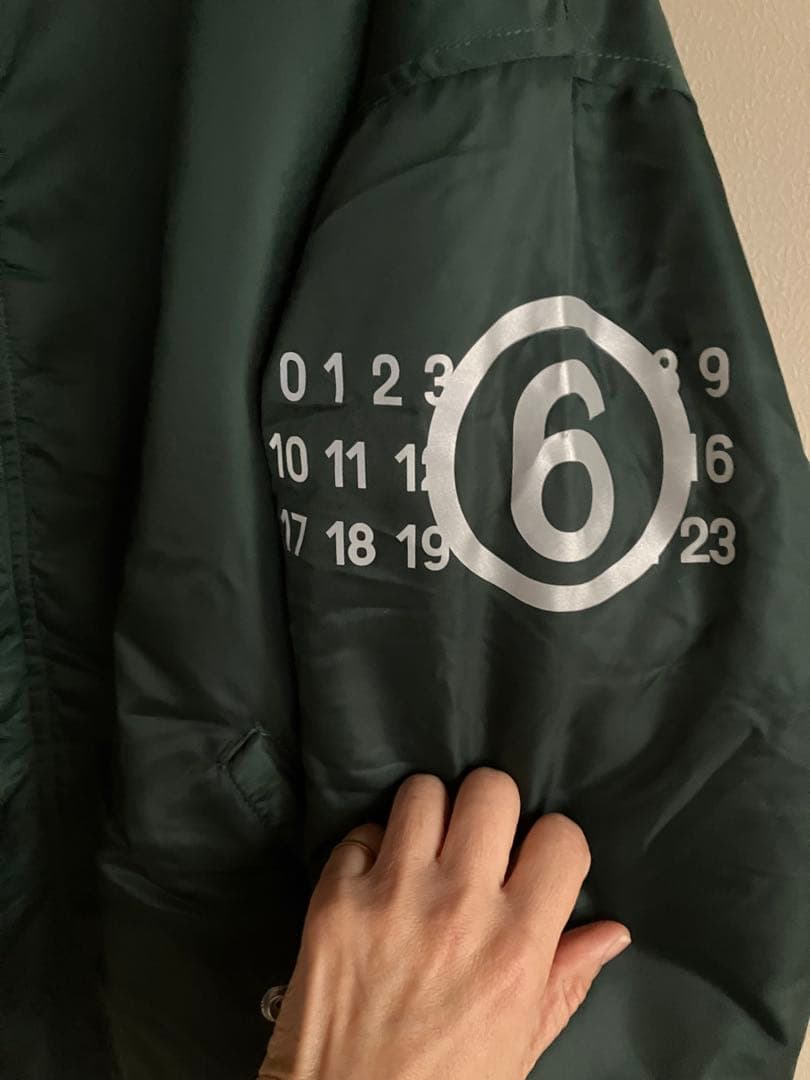 MM6の美品ファー付きモッズコート