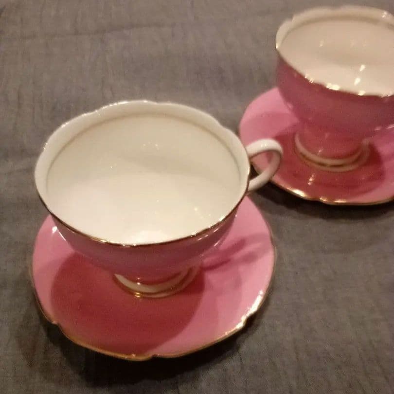 専用 イギリス パラゴン 1950年代 コ—ヒ—カップ＆ソ—サ—２客セット