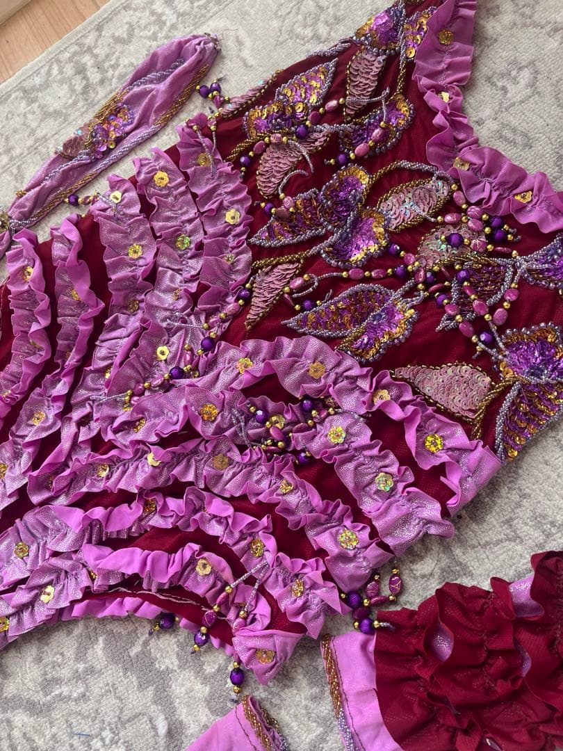 エジプト製　ベリーダンス衣装　オリエンタル