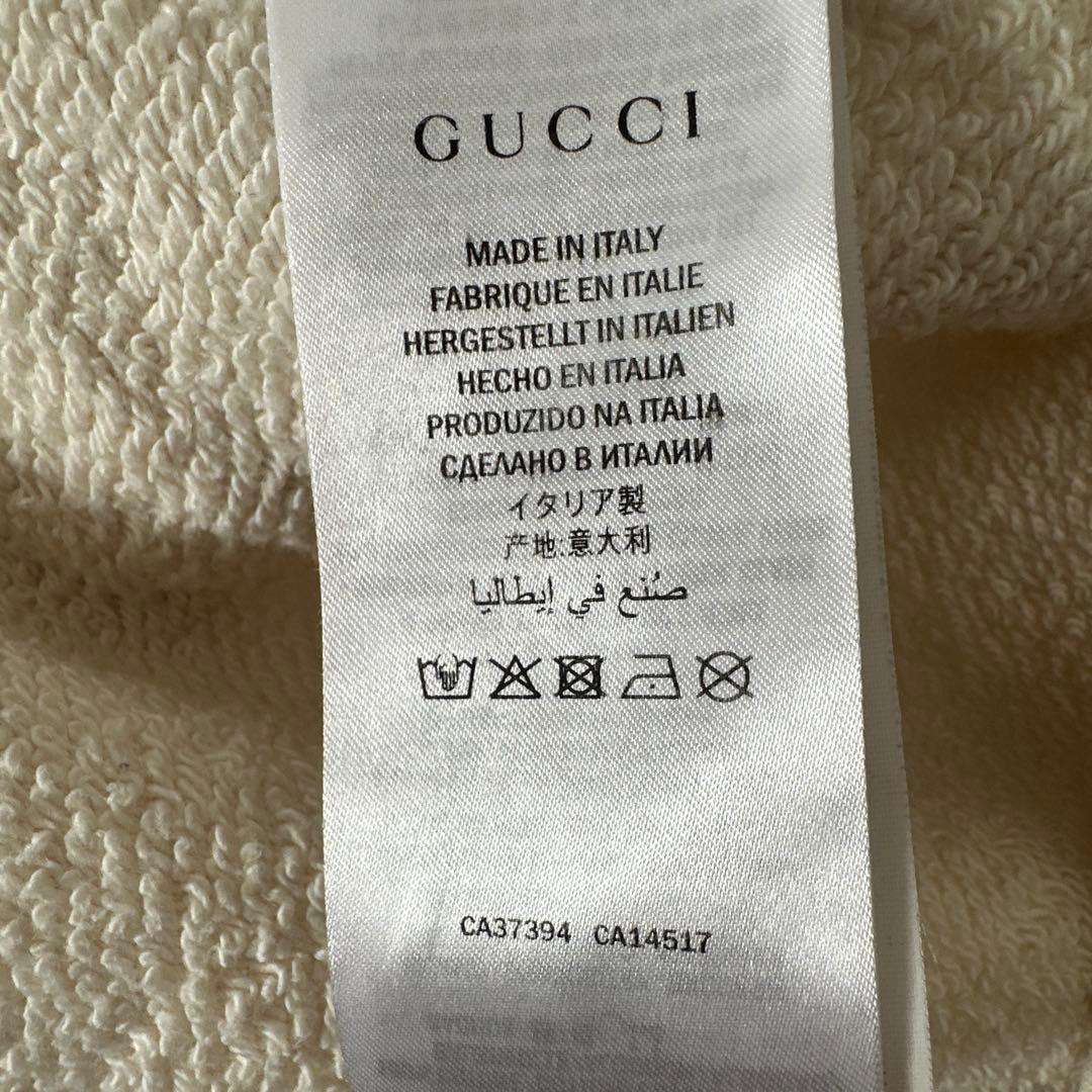 美品⭐︎GUCCI スウェット　トレーナー　ホワイト　S レディース　パーカー