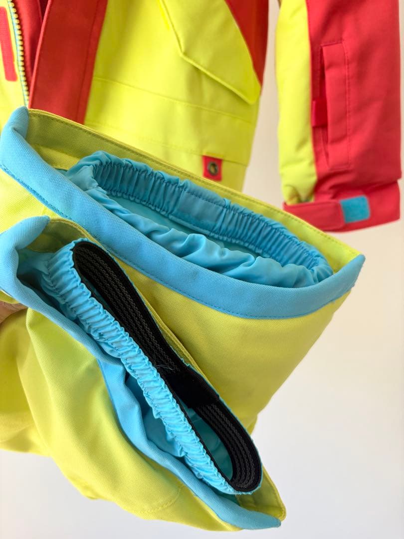 【美品】【BURTON】キッズ スノーウェア つなぎ 100cm