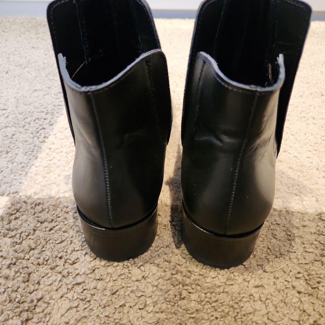 パドローネ　41　PADORONE　ブーツ　革　ブラック