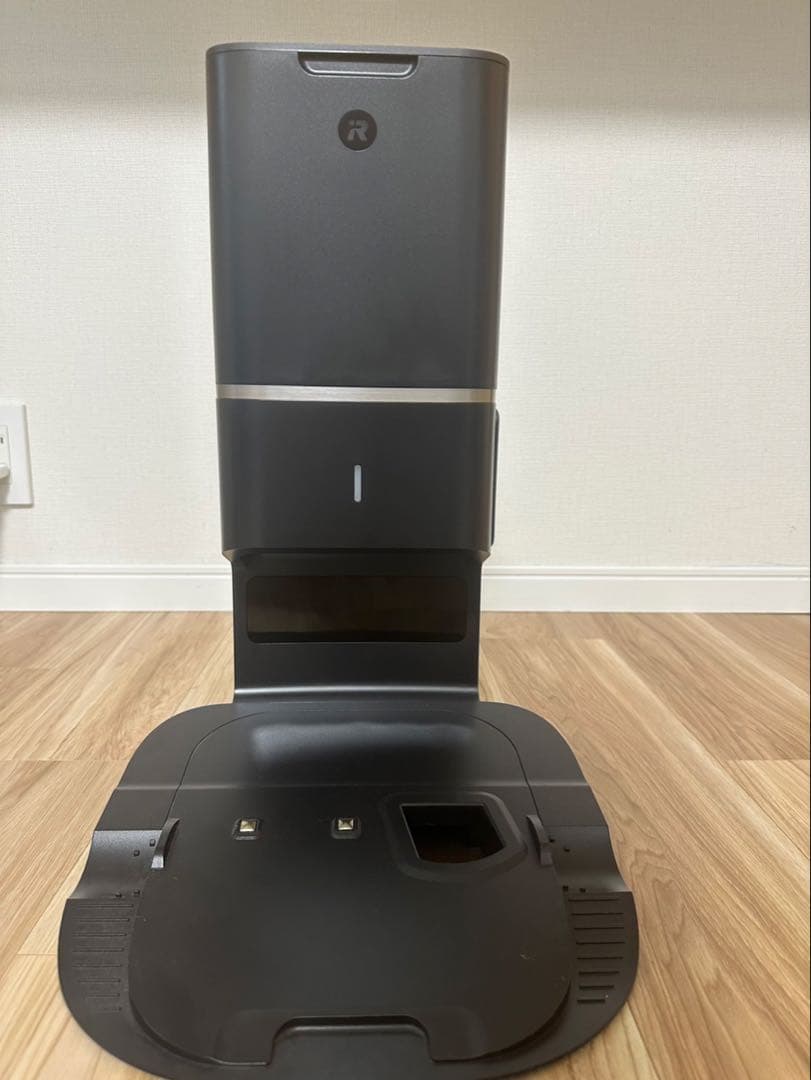 ロボット掃除機 黒 充電ドック付き