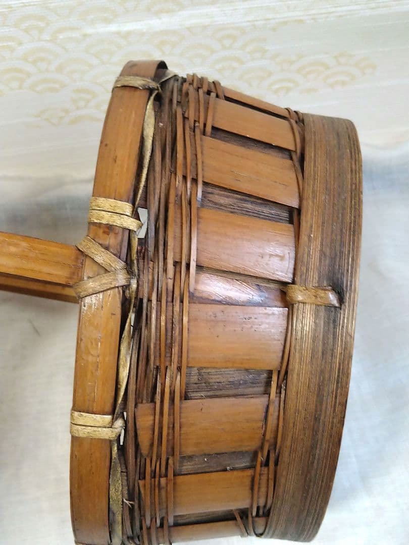 バスケット　編み籠　籠　インテリア雑貨　ガーデニング　アンティーク風　レトロ風