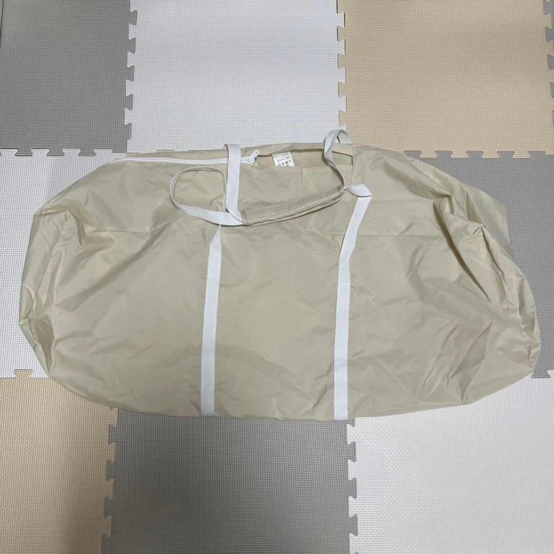 (美品) アップリカ　ココネルエアー　ホワイトグレー　　ベビーベッド