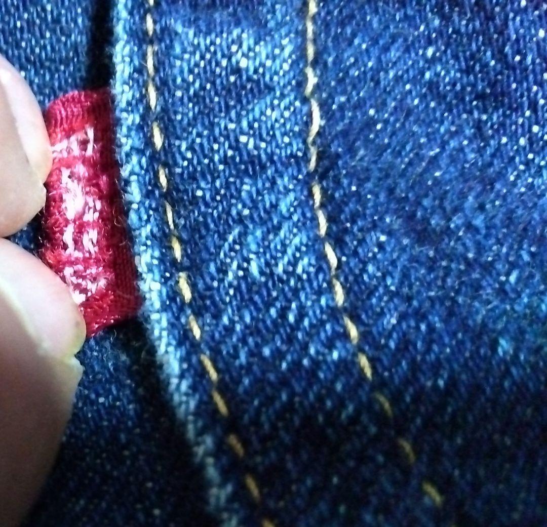 ウエアハウス　ジーンズ　大戦モデル　1003xx　w31　赤耳　隠しリベット