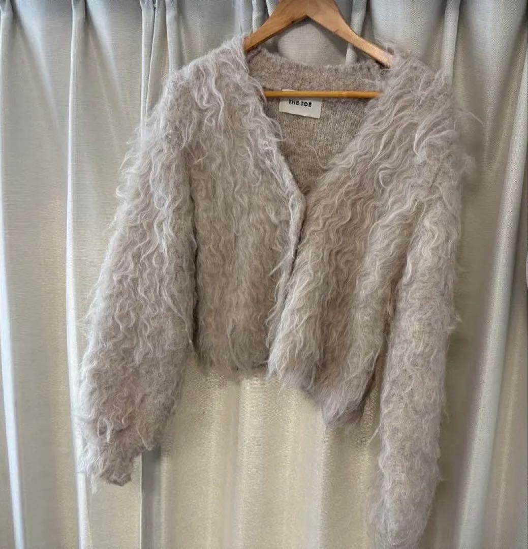 トップス TEE TOE Westminster shaggy cardigan