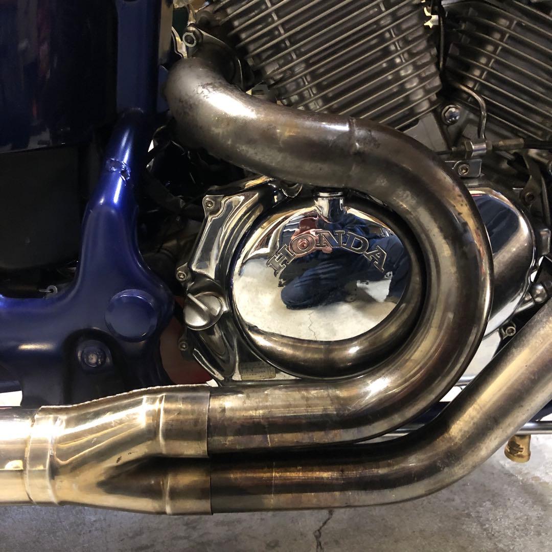 スティード 2in1マフラー 当時物