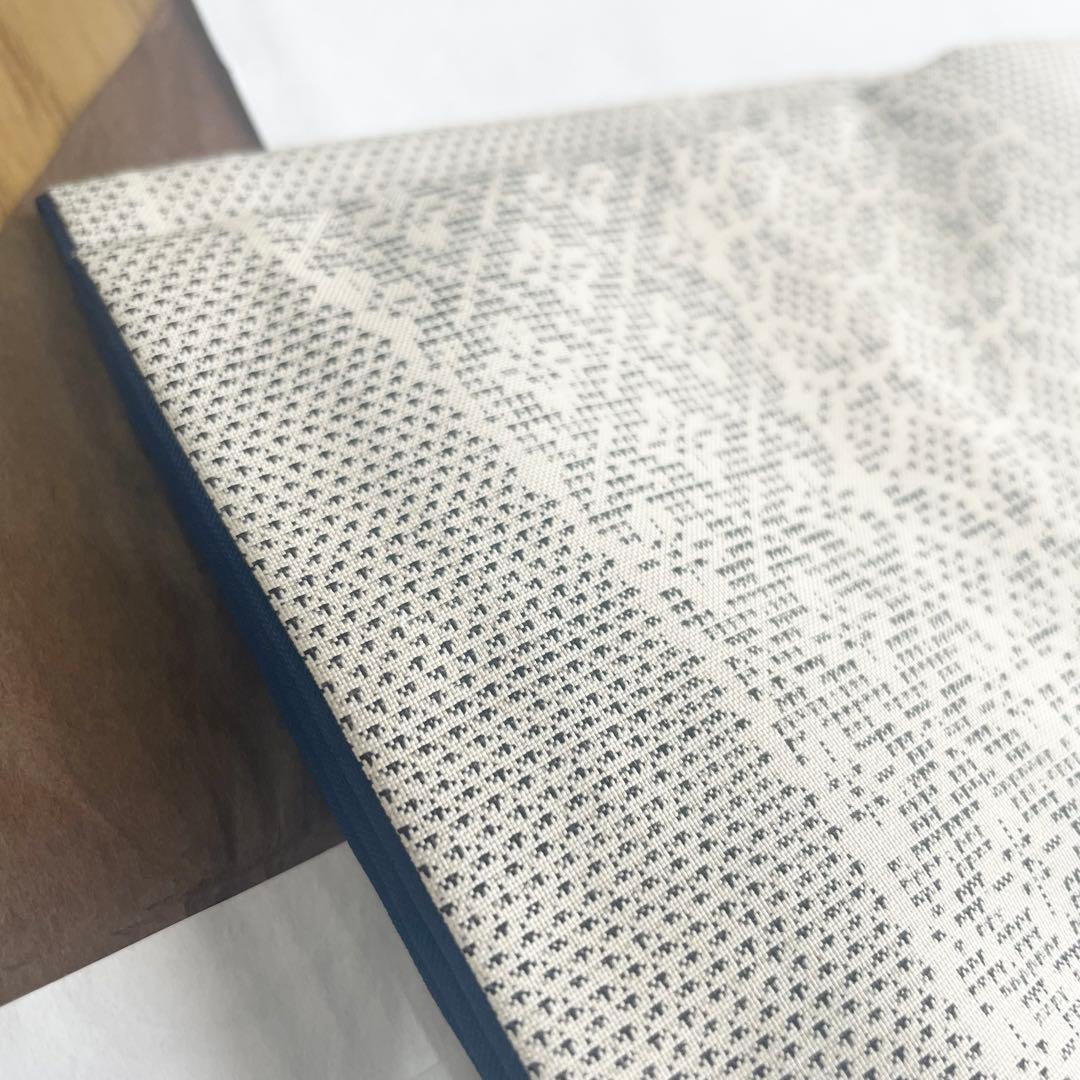 白大島　大島紬　袷仕立て