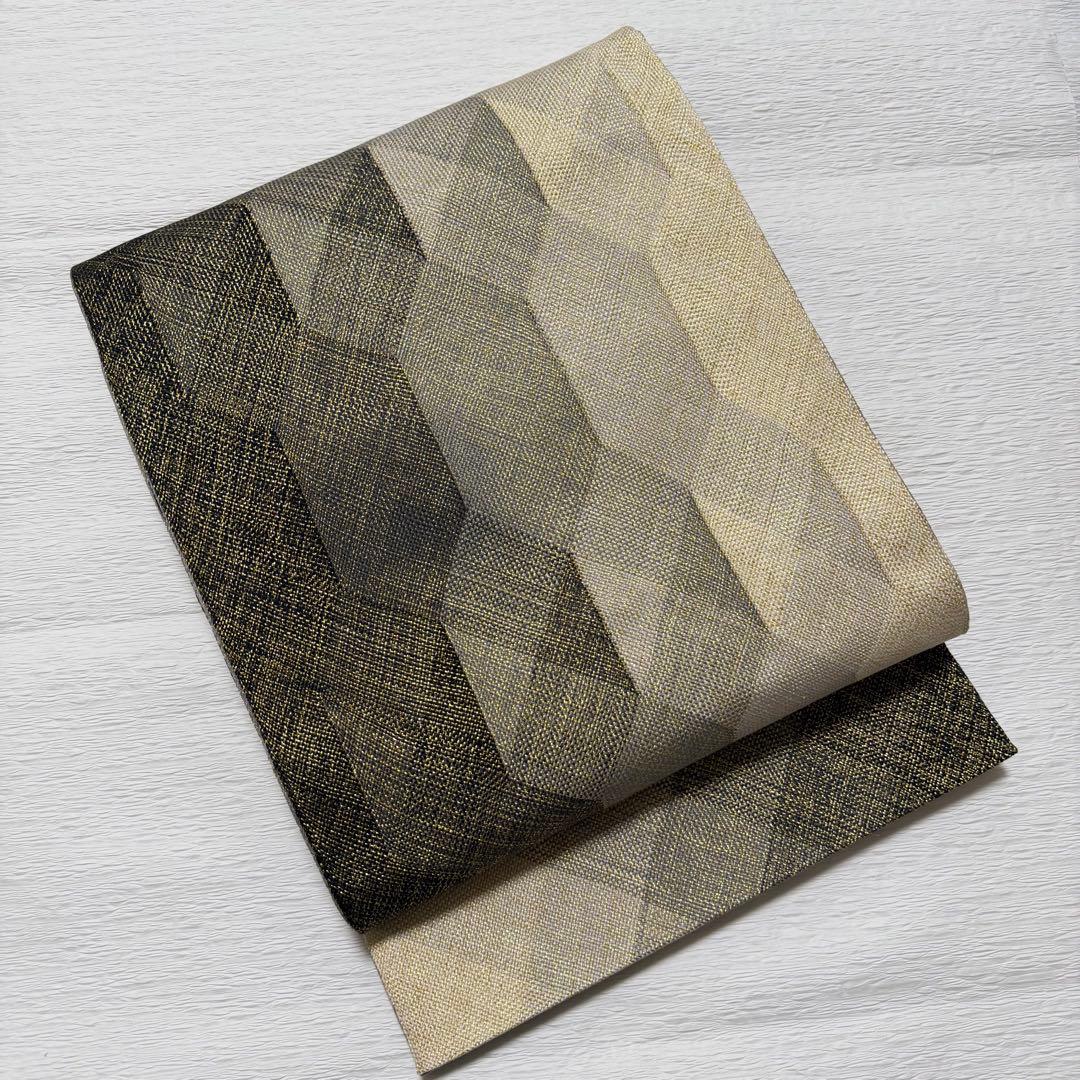 m-39ひなや工房 伊豆蔵明彦 唐組 袋帯 正絹 未使用極美品