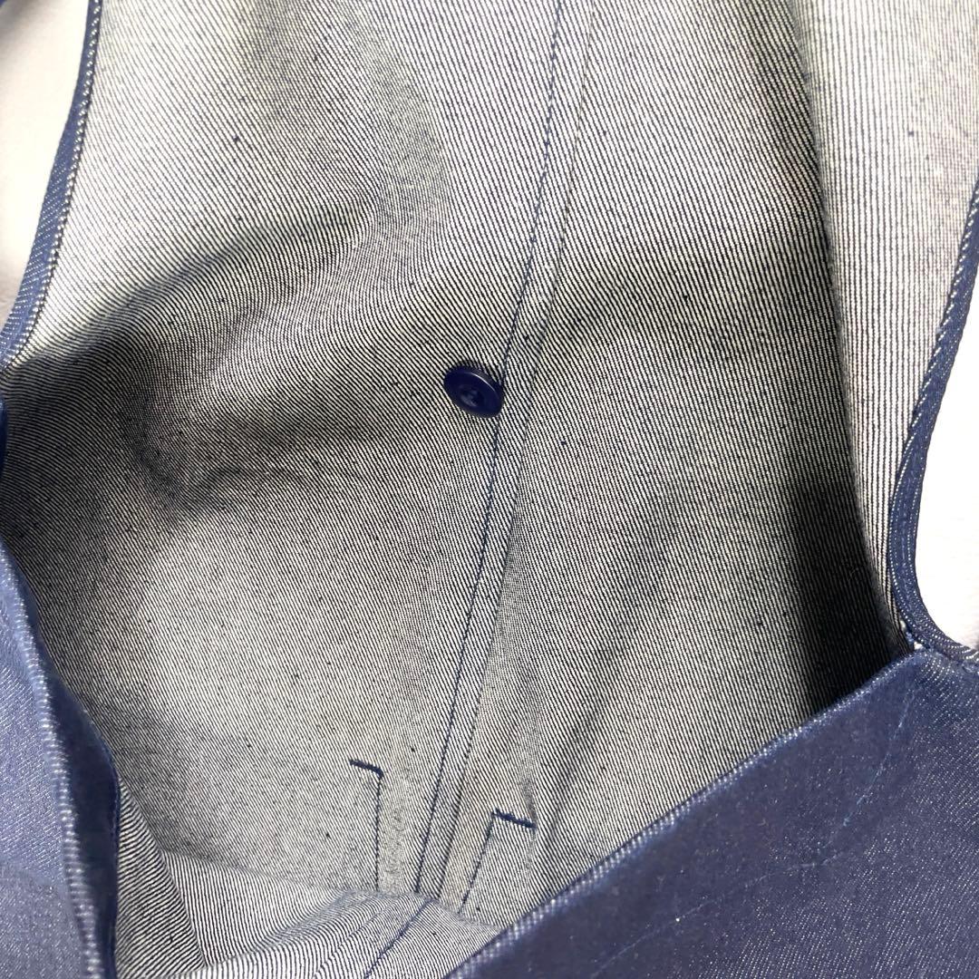 【未使用•サンプル品】 ノンウォッシュ デニム 美品 トラベラーベスト L~XL