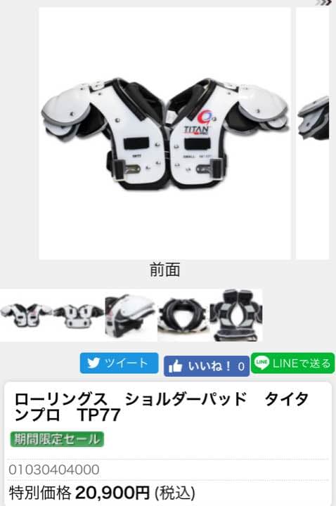 ローリングス タイタンプロ TP77