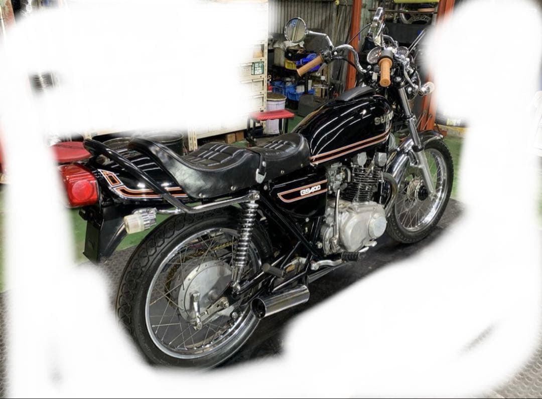 SUZUKI GS400 バーテックス　零式　ショート管