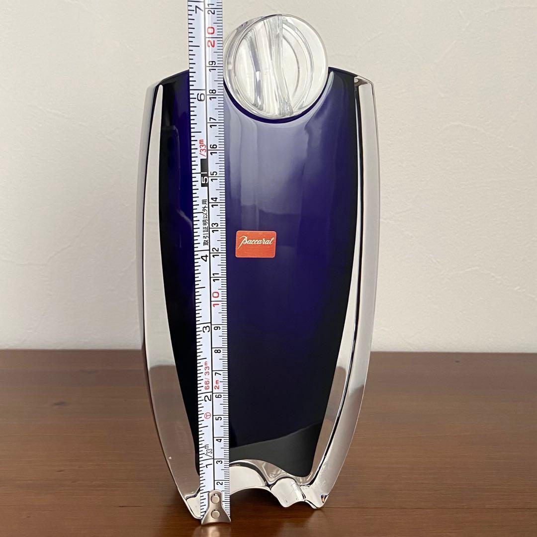 Baccarat バカラ オセアニア ブルー 花瓶 フラワーベース