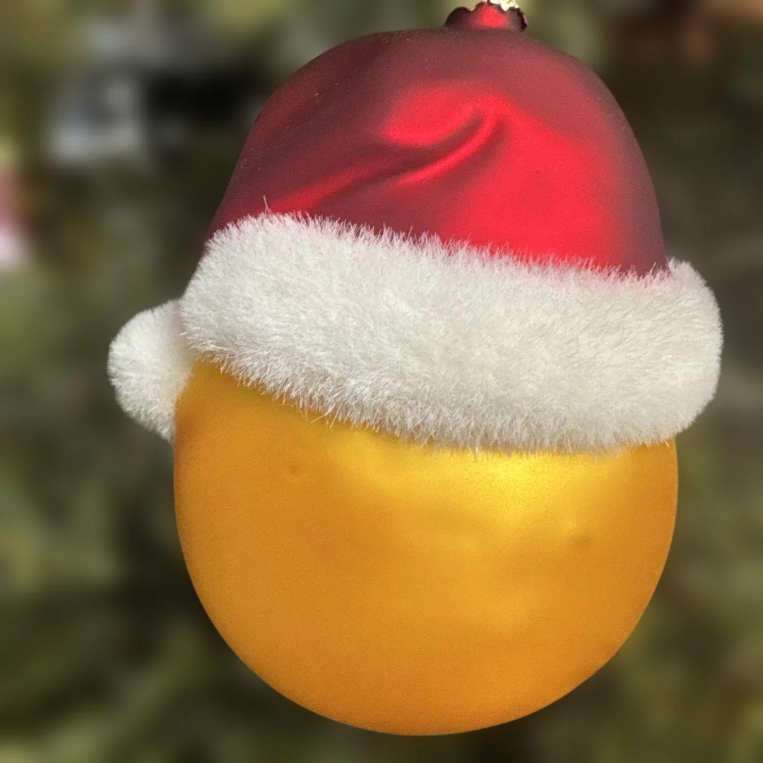 アスティエ　オーナメント　ニコちゃん　スマイル　クリスマス　サンタ