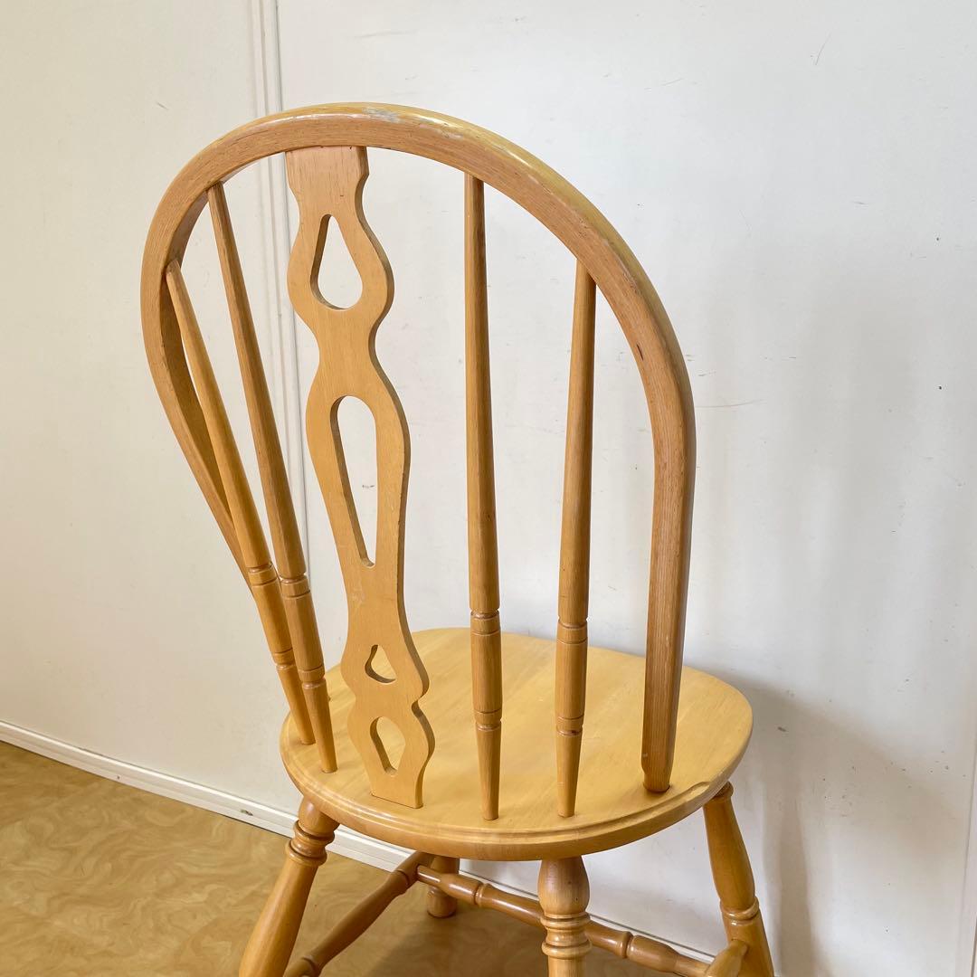 ウィンザーチェア 木製ダイニングチェア 椅子 イス アンティーク 英国スタイル