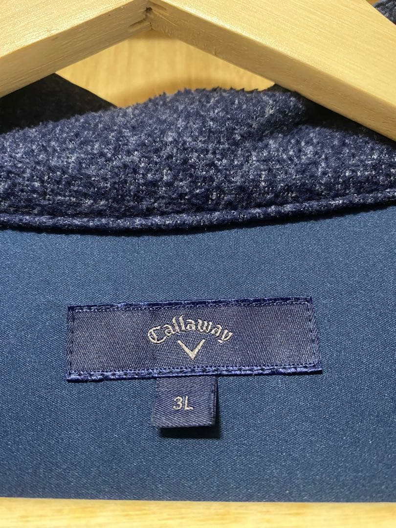 Callaway ネイビー キルティングジャケット 3L
